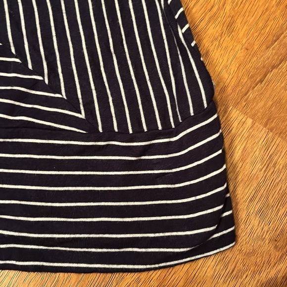 Like new Chris & Carol navy/ white striped hooded top - Picture 10 of 12
